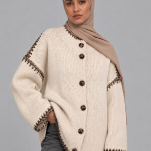 Gilet Oversize Laine & Mohair Nola